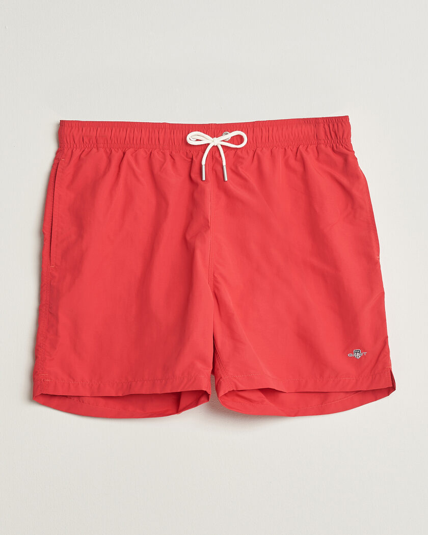 GANT Basic Swimshorts Rose Red – Rød
