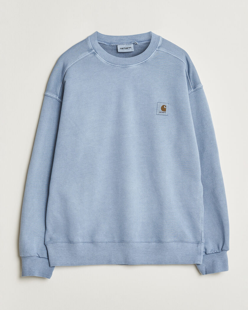 Carhartt WIP Nelson Sweatshirt Gentle Blue – Blå