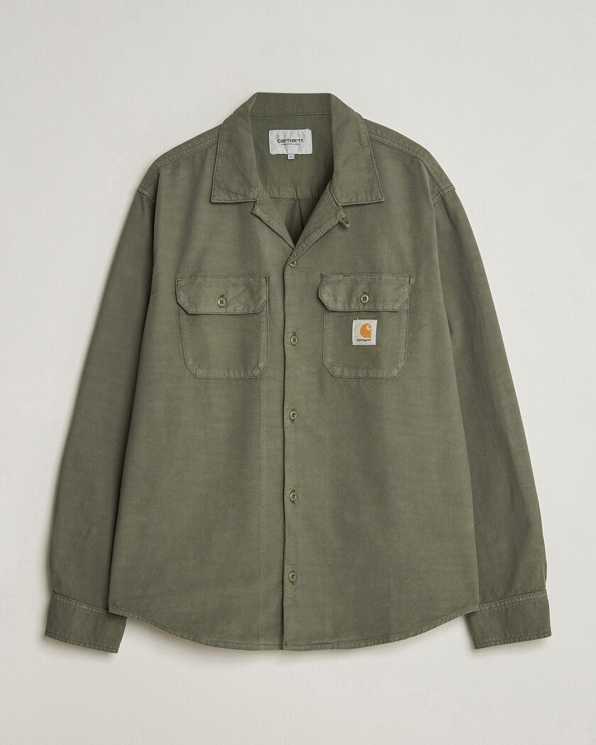 Carhartt WIP Kelsey Long Sleeve Shirt Leaf – Grøn