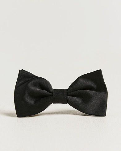 Canali Silk Bow Tie Black – Sort