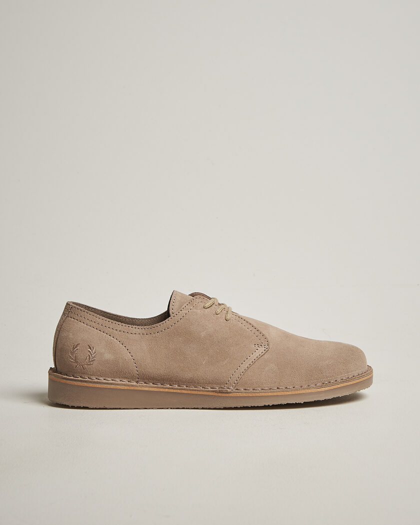 Fred Perry Linden Suede Derby Driftwood – Beige