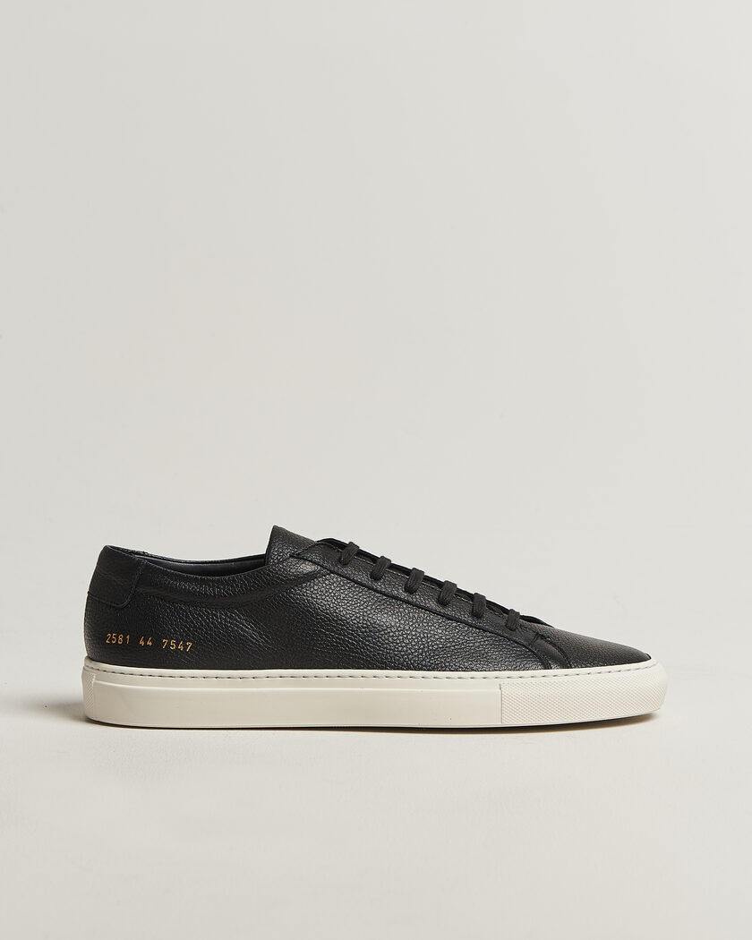 Common Projects Original Achilles Grained Leather Sneaker Black – Sort