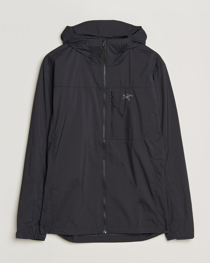 Arc'teryx Squamish Lightweight Hooded Jacket Black – Sort