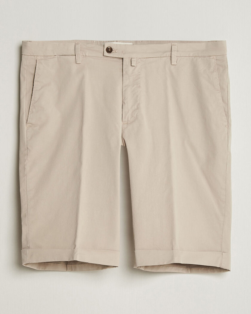 Briglia 1949 Cotton Stretch Shorts Beige – Beige