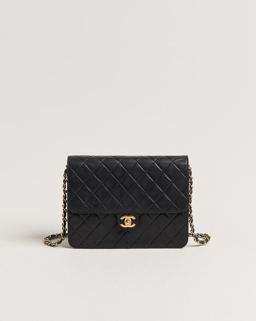 Chanel Pre-Owned Single Flap Bag Black – Sort