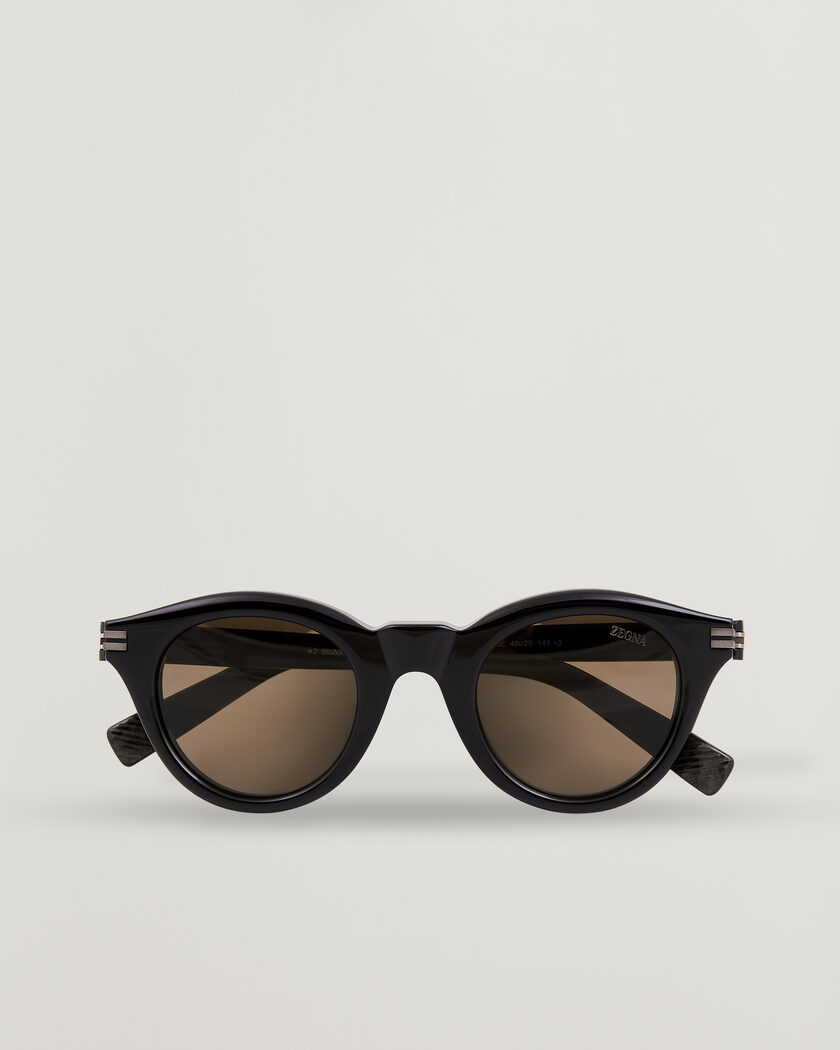 Zegna EZ0302 Sunglasses Black – Sort