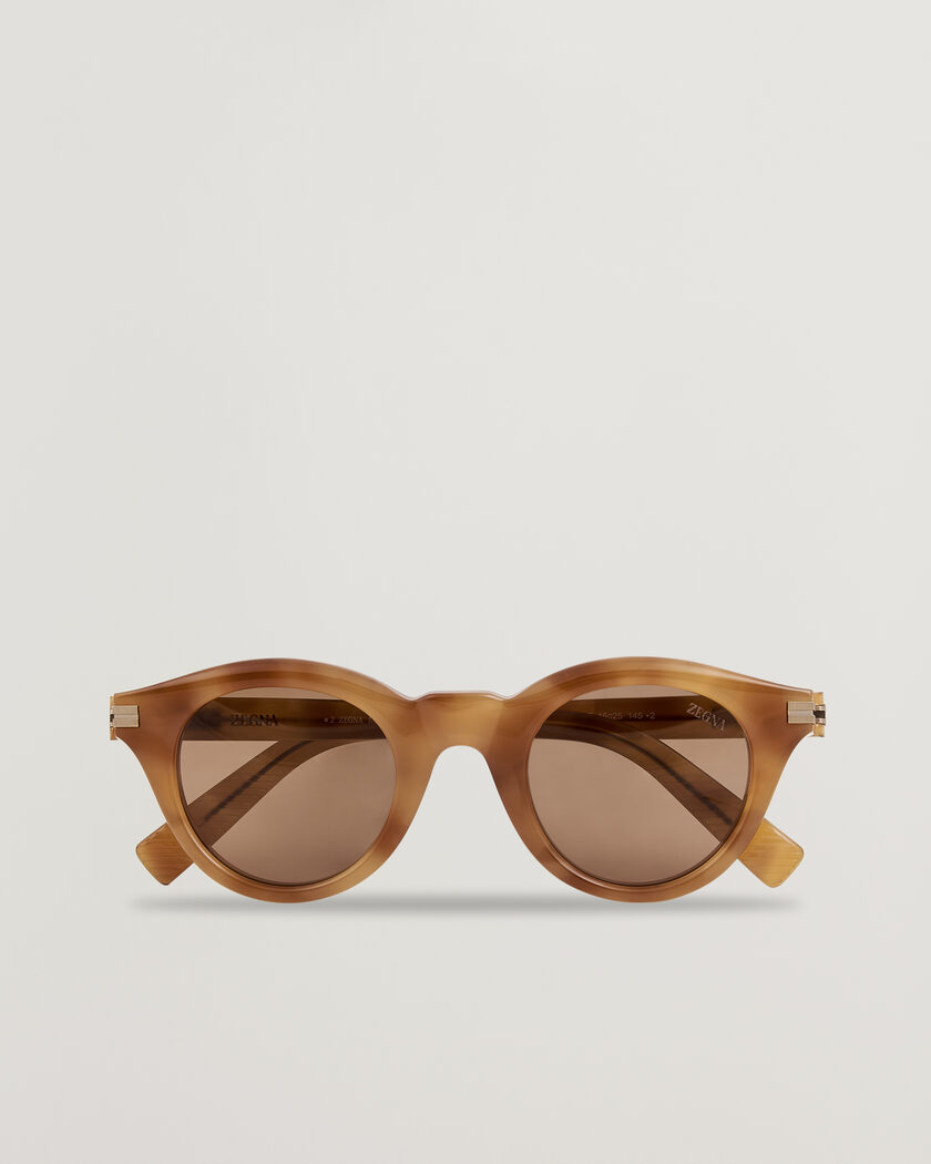 Zegna EZ0302 Sunglasses Havana – Brun