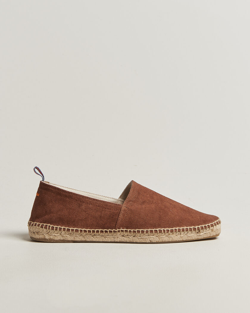Castañer Pablo Washed Canvas Espadrilles Pecan – Brun
