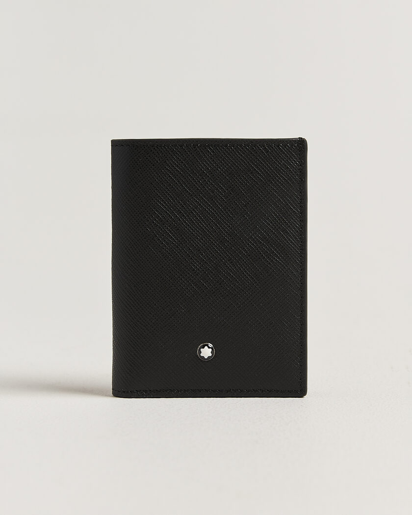 Montblanc Mini Sartorial Leather 4cc Wallet Black – Sort