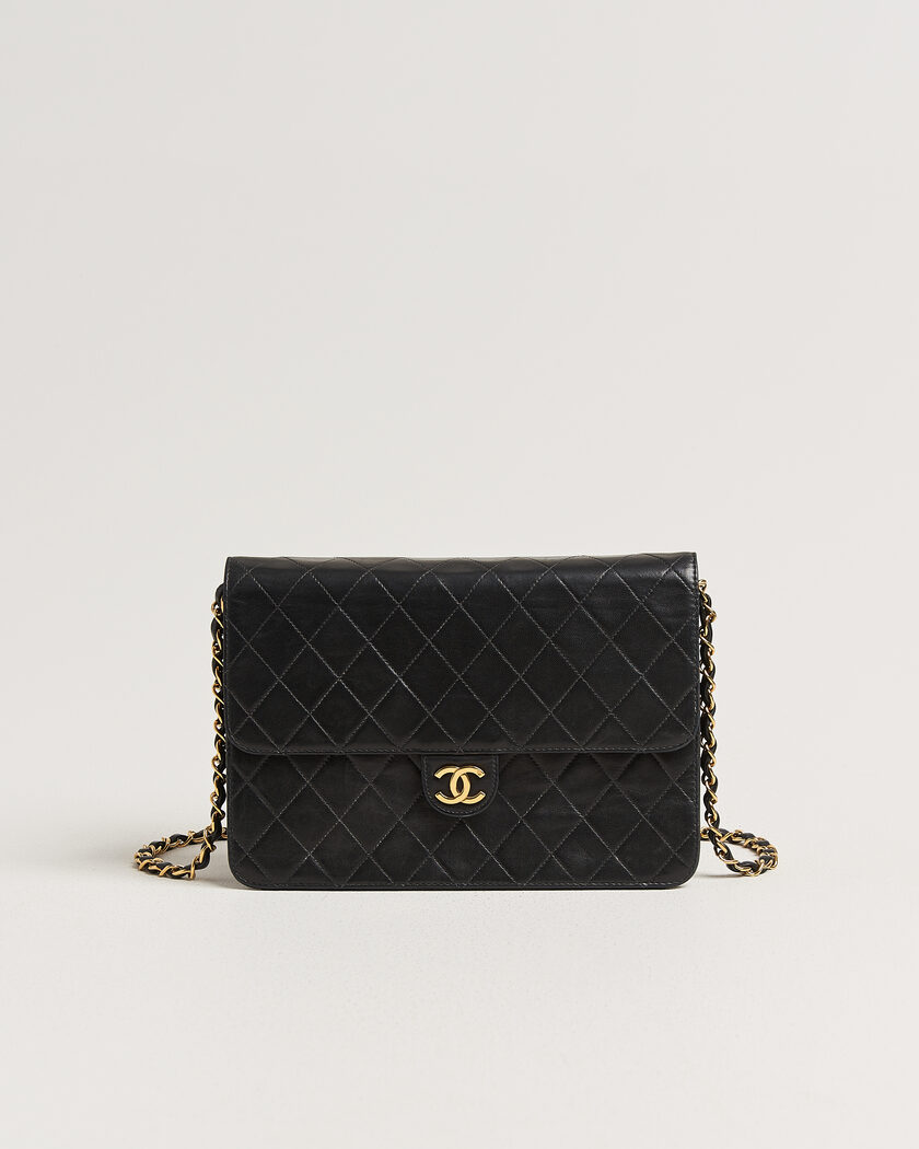 Chanel Pre-Owned Single Flap Bag Black – Sort