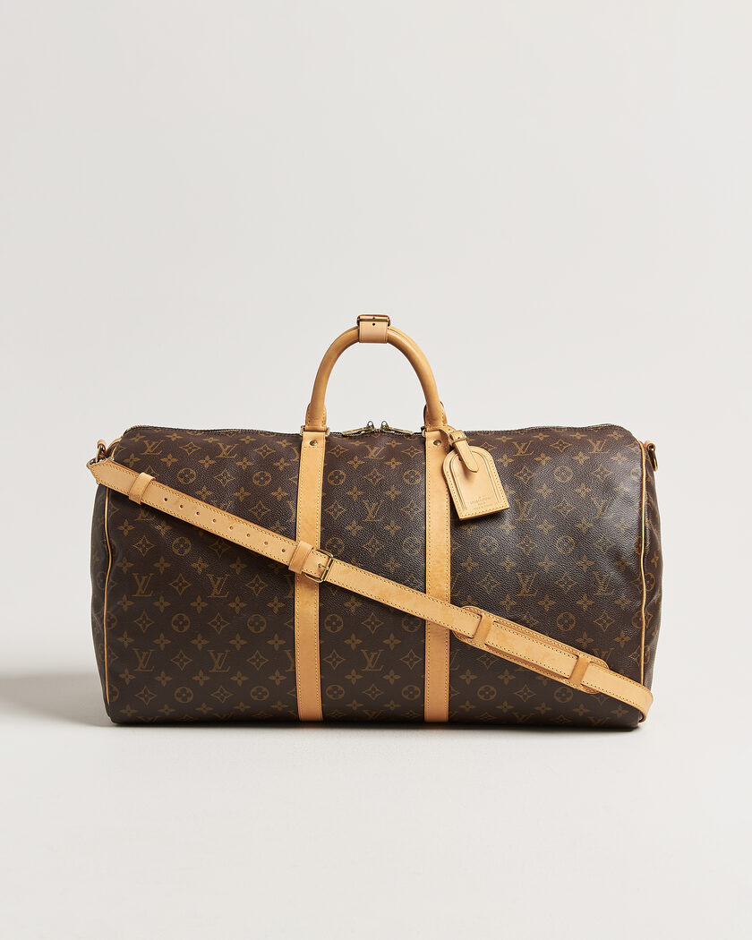 Louis Vuitton Pre-Owned Keepall Bandouliére 55 Monogram – Brun