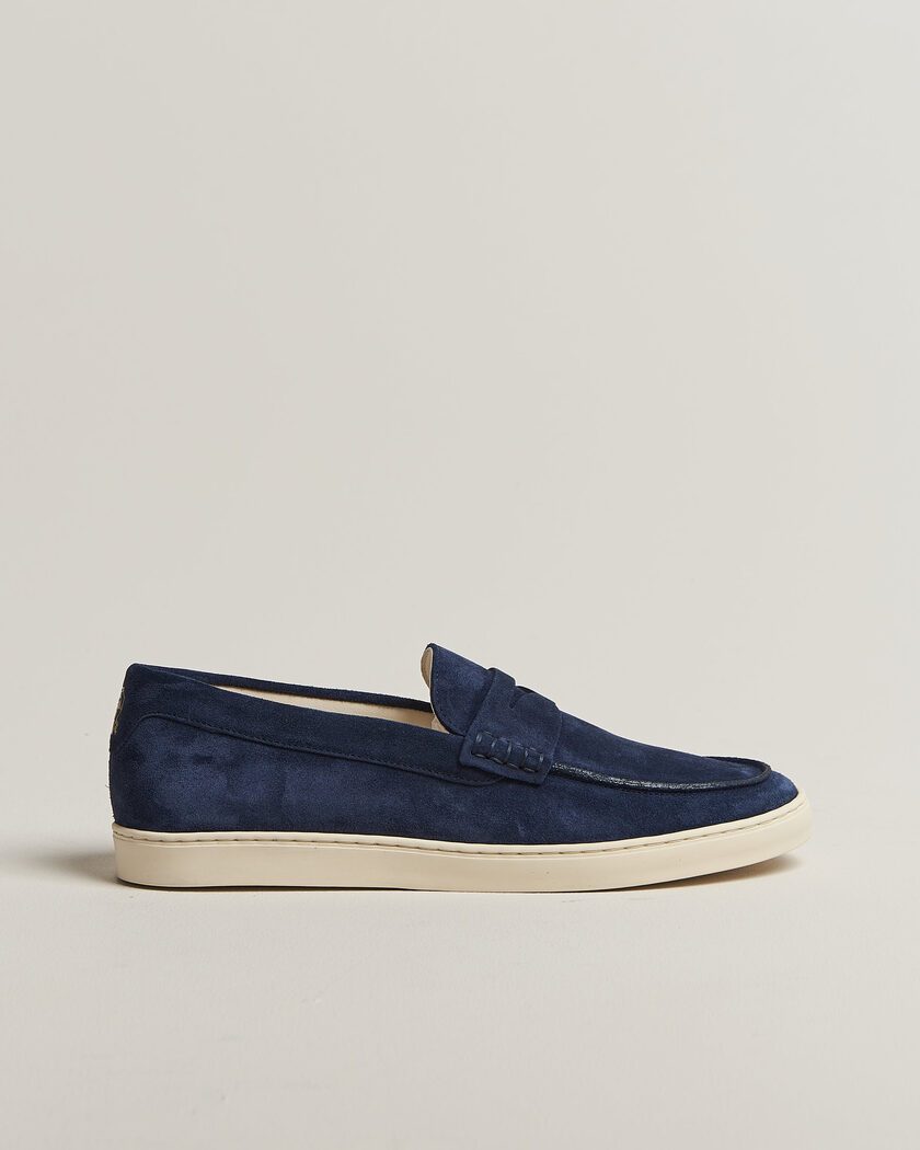Brunello Cucinelli Penny Loafers Midnight Blue – Blå