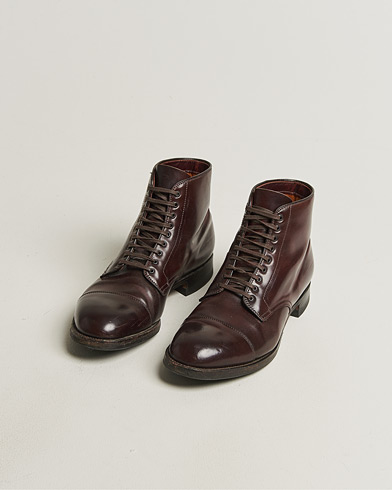Pre-owned Alden 41853 Cap Toe Boot Burgundy Shell Cordovan US10 - EU44 – Brun