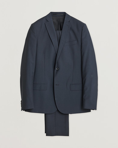 J.Lindeberg Hopper Dressed Wool Suit Navy 50 – Blå