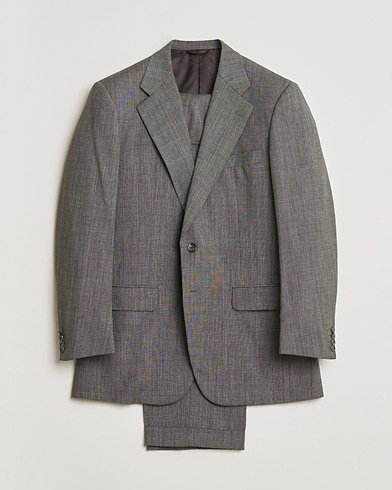 Burberry Vintage Wool Suit Grey Melange 50 – Grå