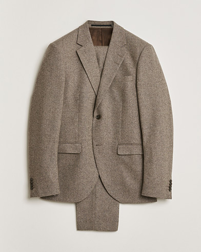 Tiger of Sweden Brushed Wool Suit Taupe 48/46 – Beige