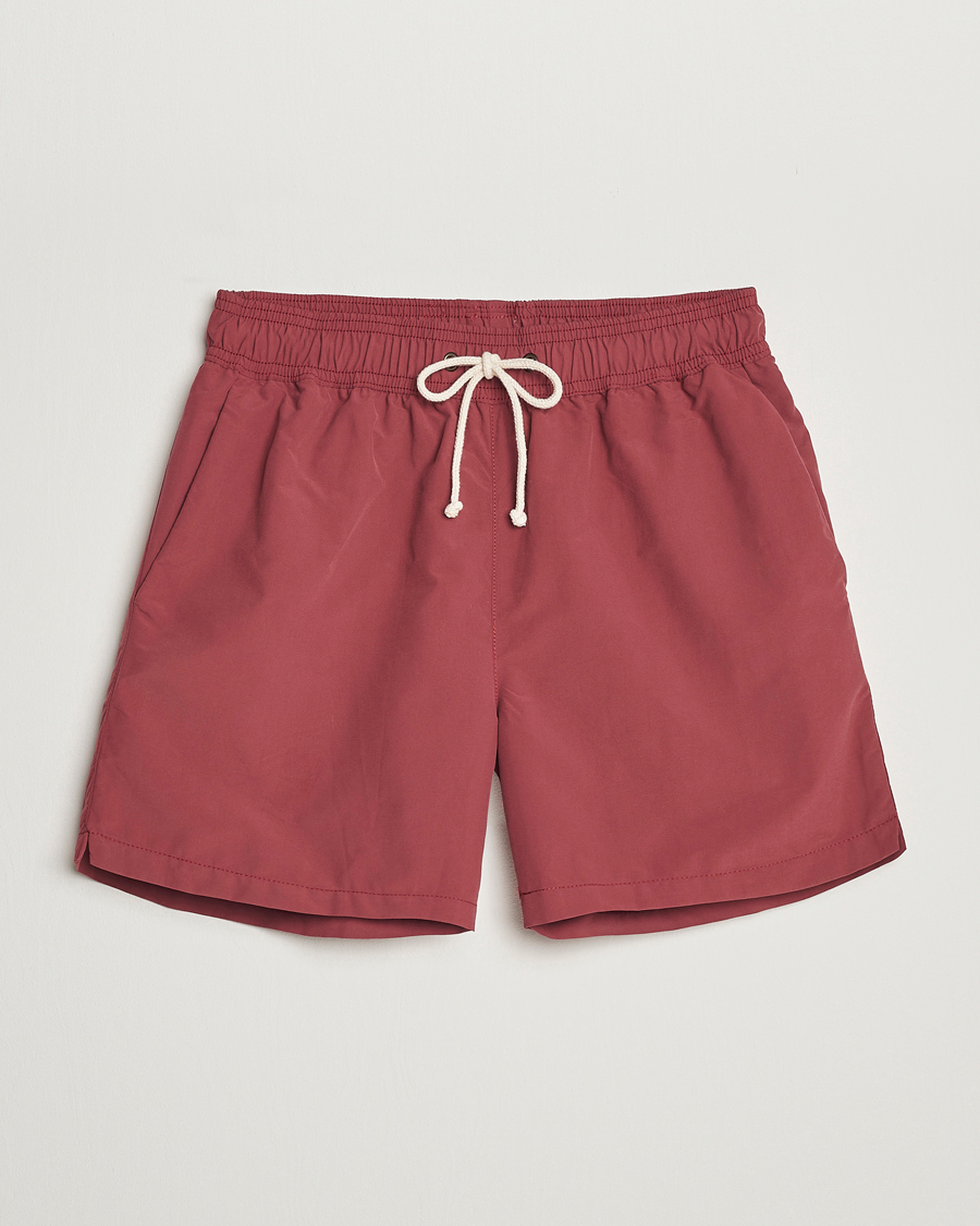 Herre | Badebukser | Ripa Ripa | Plain Swimshorts Soft Red