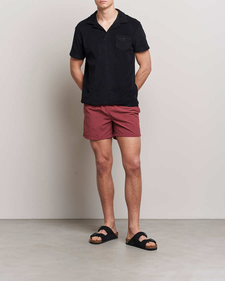 Herre | Badebukser | Ripa Ripa | Plain Swimshorts Soft Red