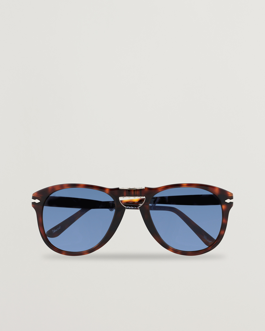 Herre | Solbriller | Persol | 0PO0714 Folding Sunglasses Havana/Blue Gradient