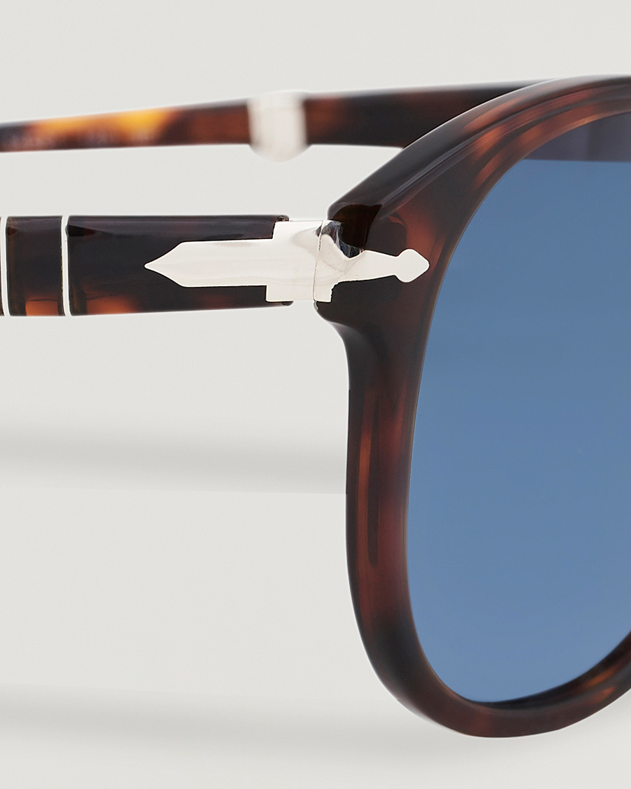 Herre | Solbriller | Persol | 0PO0714 Folding Sunglasses Havana/Blue Gradient