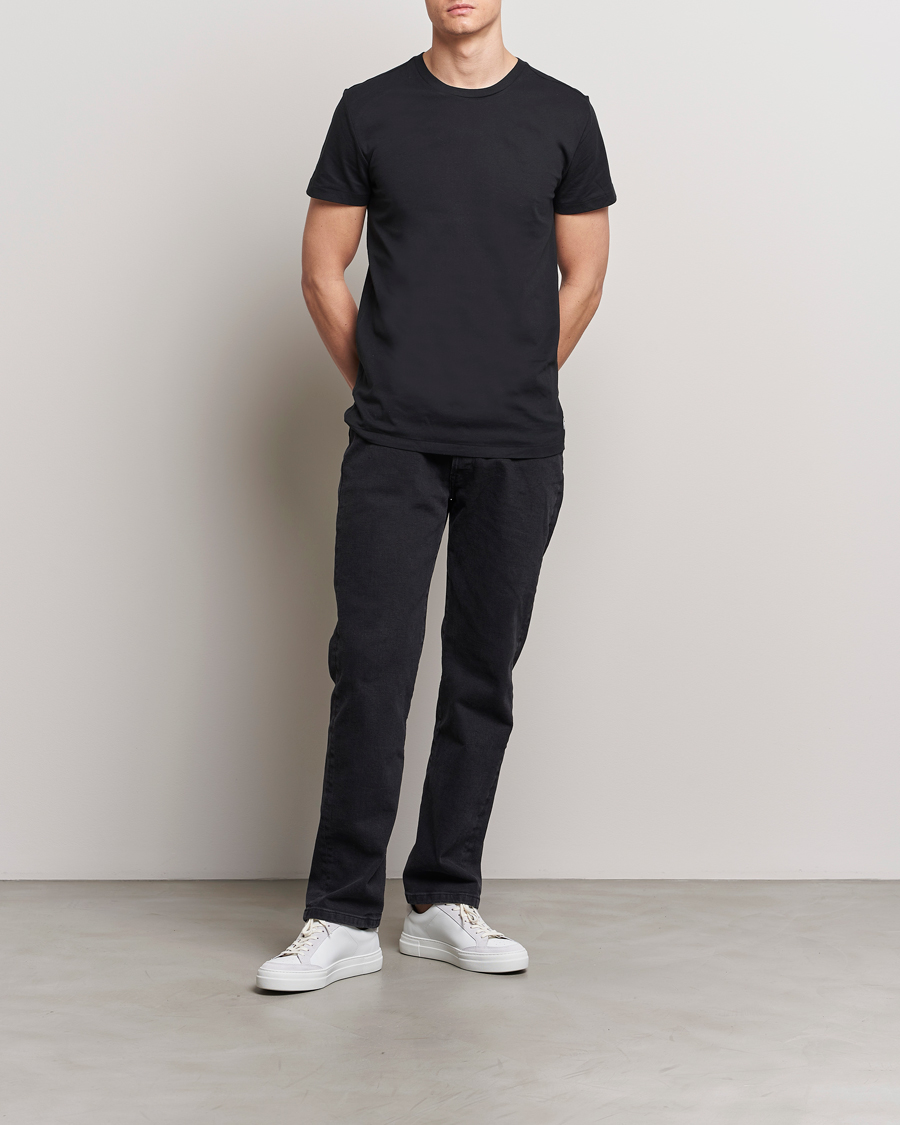 Herre | T-Shirts | Polo Ralph Lauren | 3-Pack Crew Neck T-shirt White/Black/Andover Heather