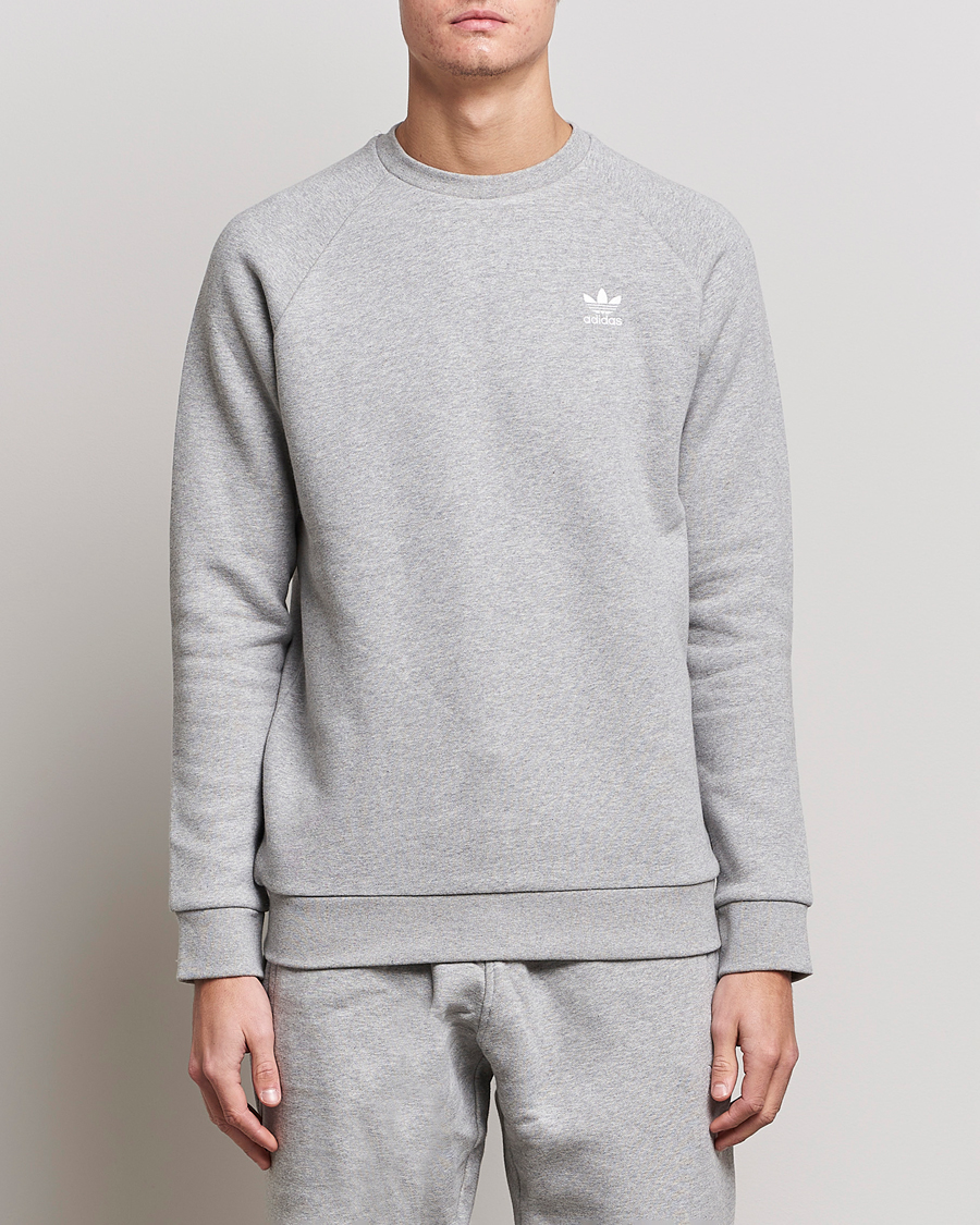 Herre | Tøj | adidas Originals | Essential Trefoil Sweatshirt Grey