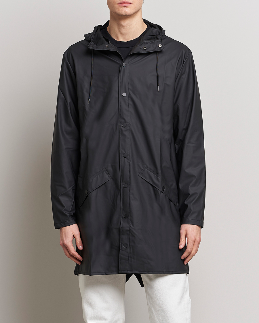 Herre | Jakker | RAINS | Long Jacket Black