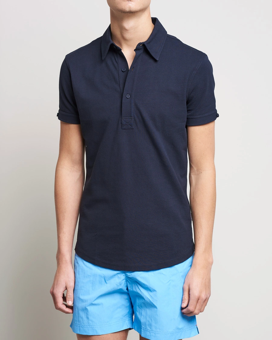 Herre | Tøj | Orlebar Brown | Sebastian Tailored Cotton Polo Navy