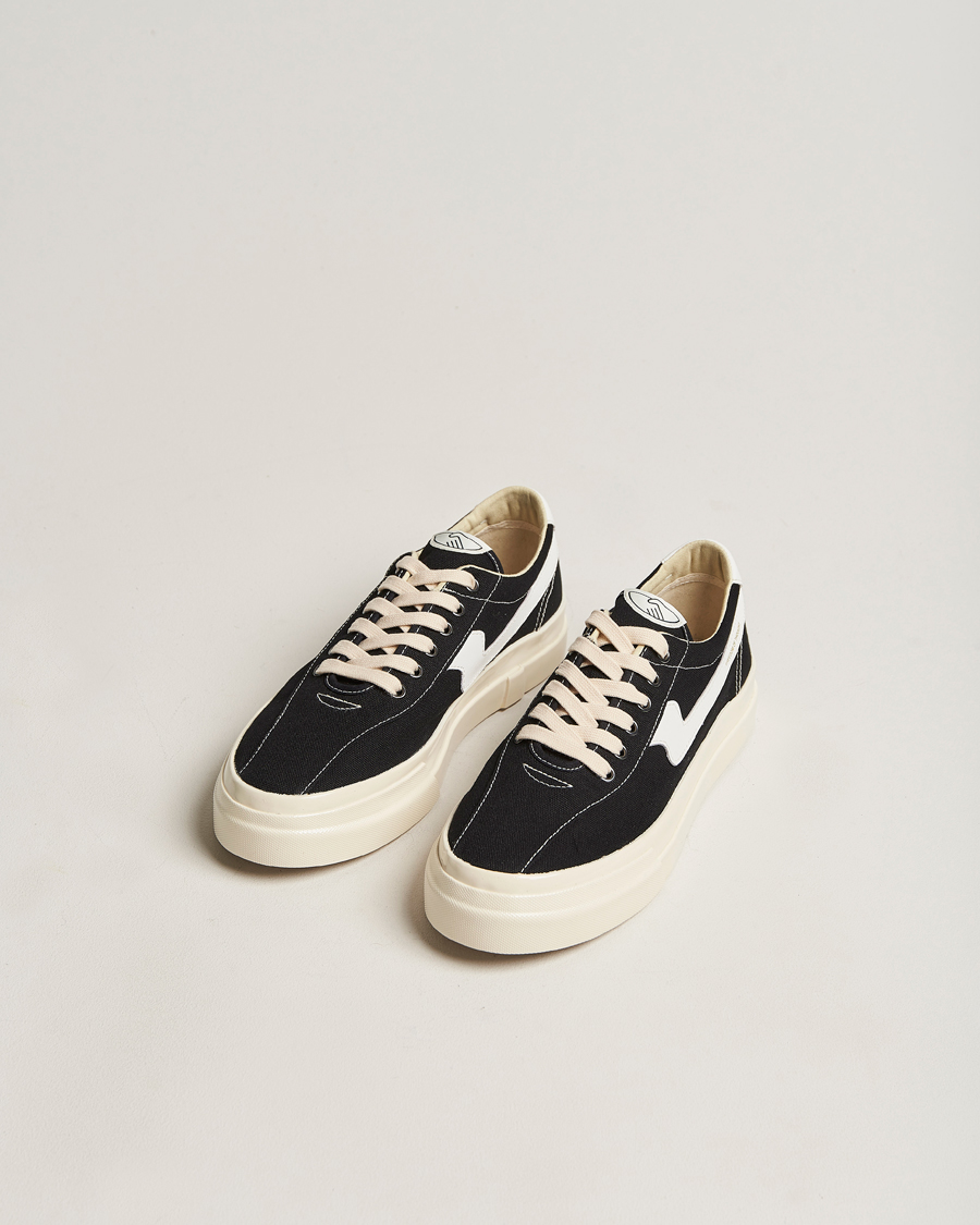 Herre | Nyheder | Stepney Workers Club | Dellow S-Strike Canvas Sneaker Black/White