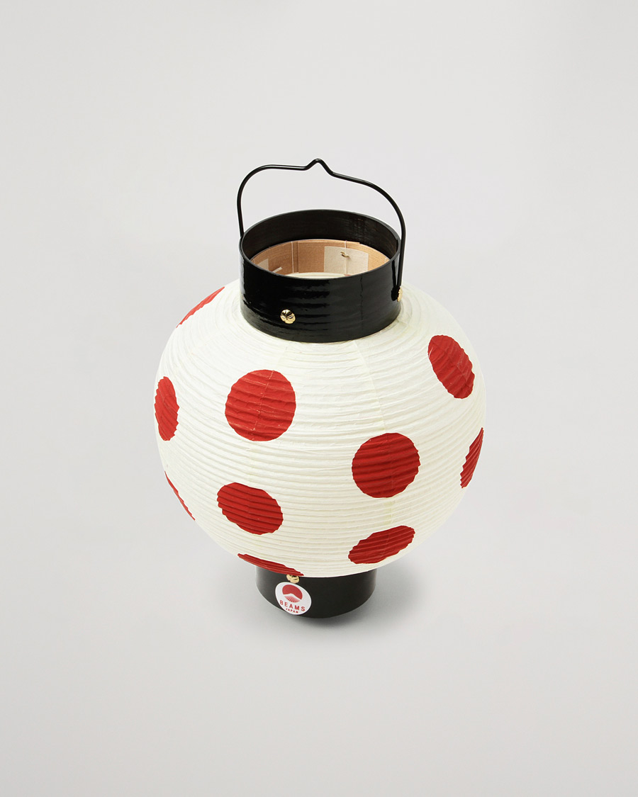 Herre | Til hjemmet | Beams Japan | Polka Dot Paper Lantern Red