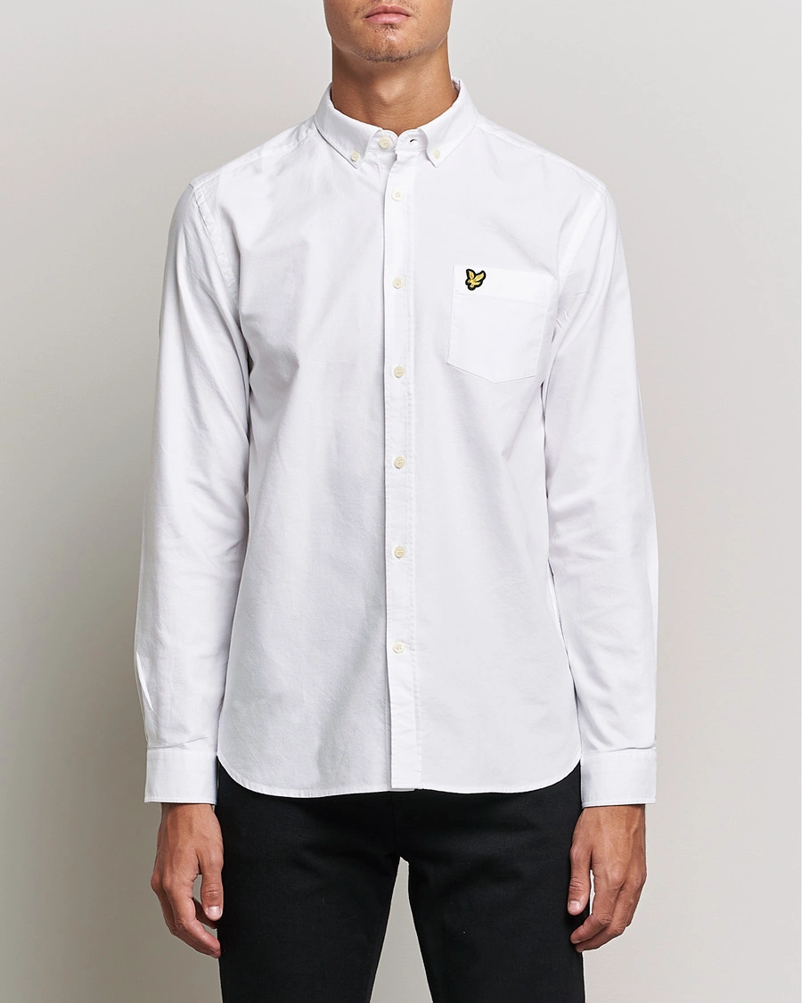 Herre | Tøj | Lyle & Scott | Lightweight Oxford Shirt White