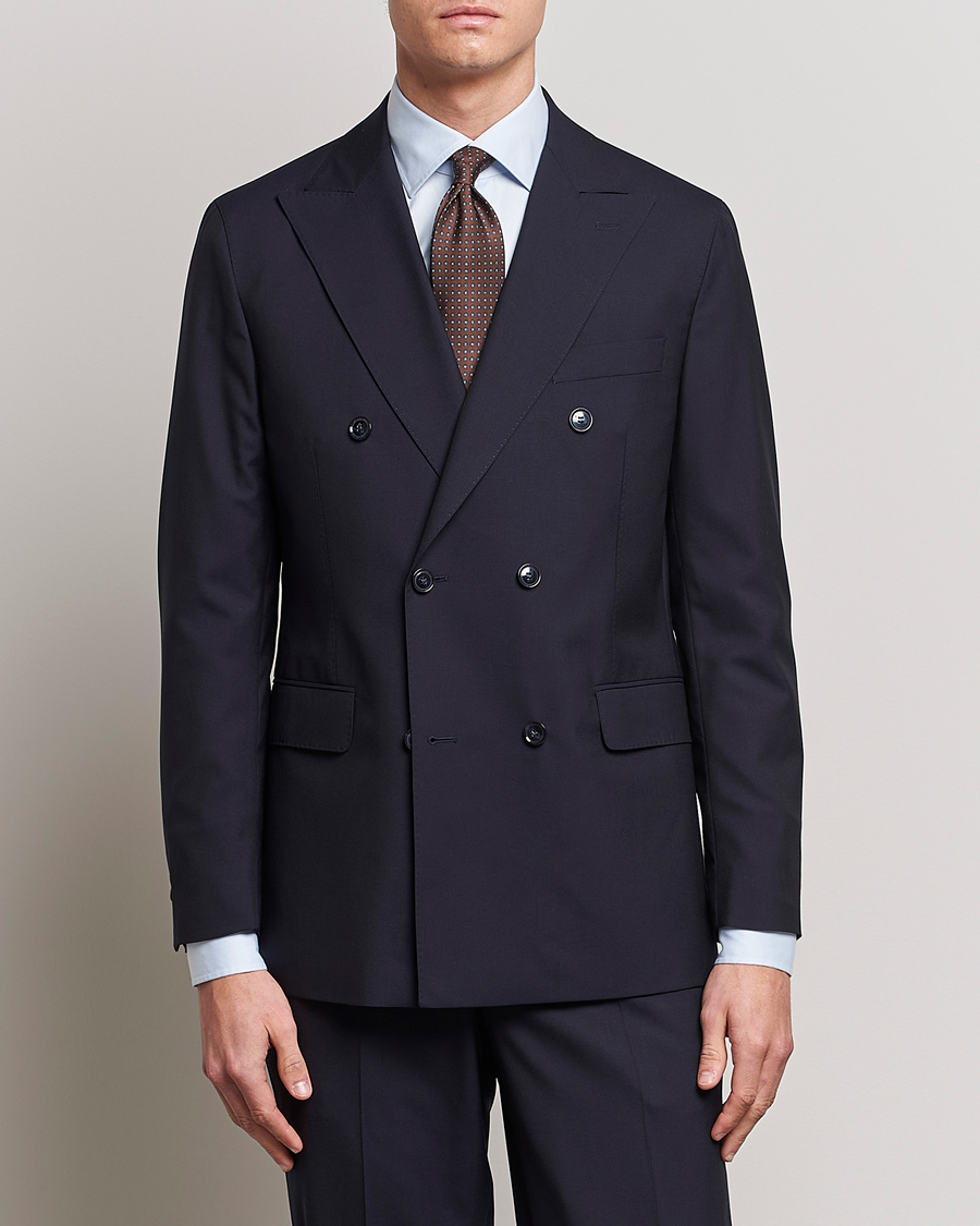 Herre |  | Oscar Jacobson | Farris Wool Blazer Navy