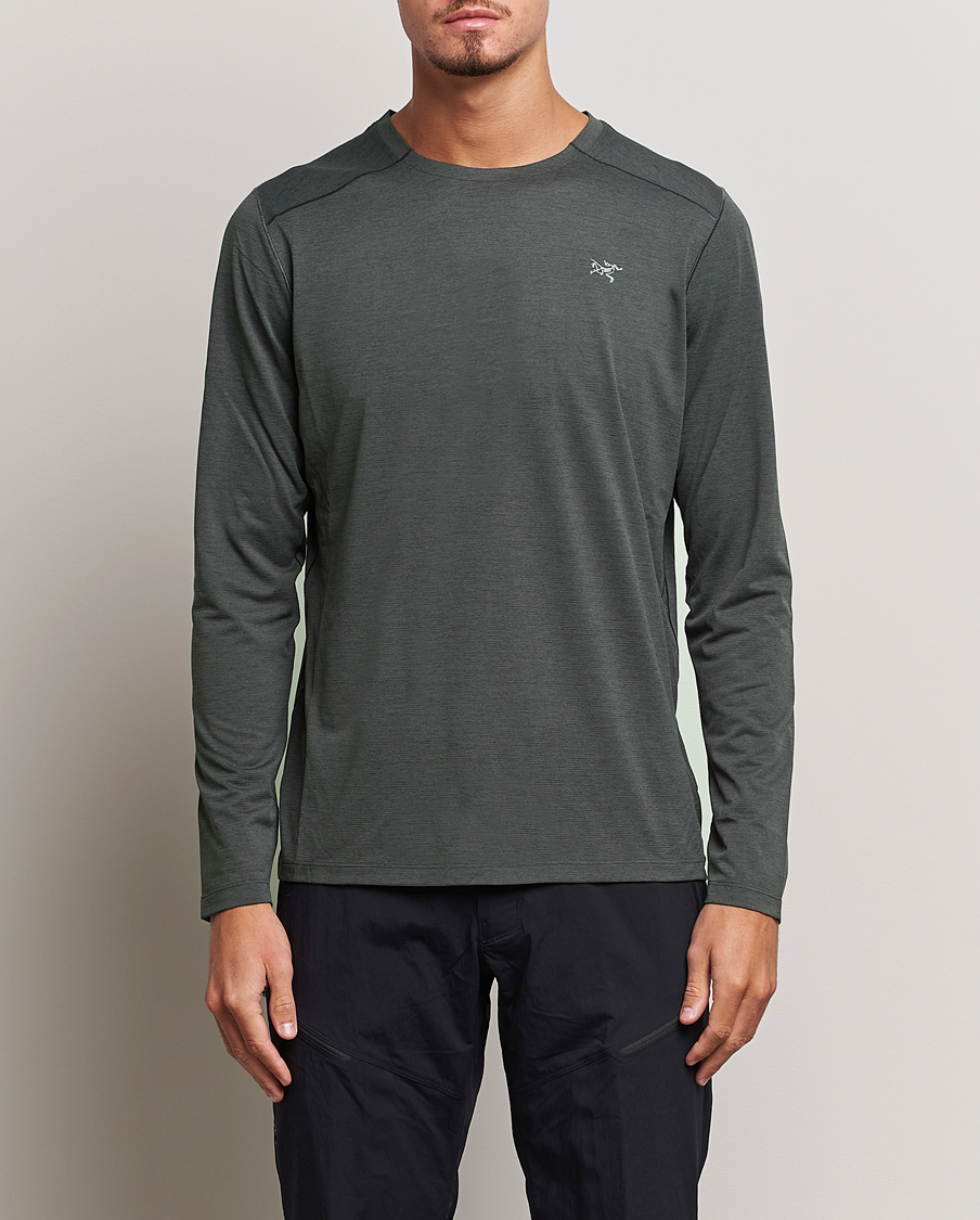 Herre | Tøj | Arc\'teryx | Cormac Long Sleeve T-Shirt Black Heather