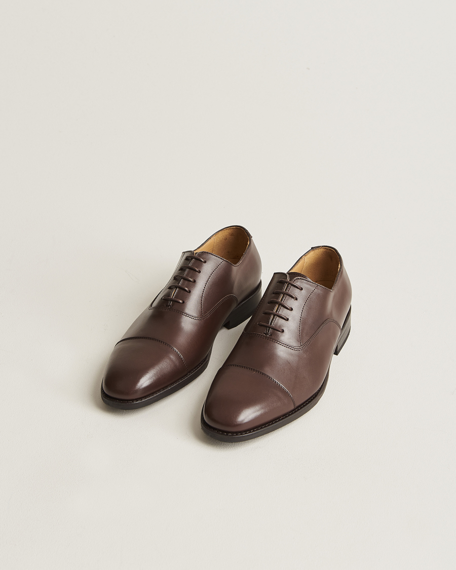 Herre | Håndlavede sko | Myrqvist | Äppelviken Oxford Dark Brown Calf