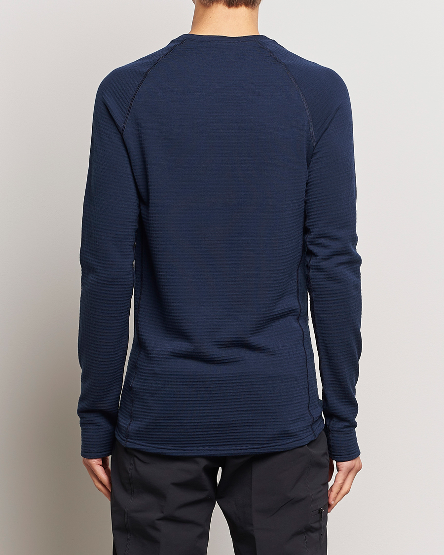 Herre | Trøjer | Houdini | Desoli Merino Thermal Crew Blue Illusion