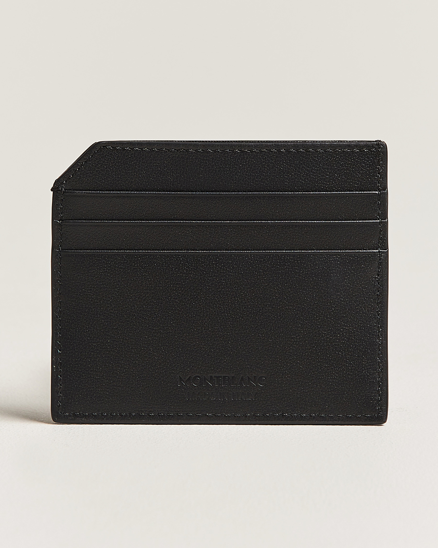 Herre | Punge | Montblanc | Selection Soft Card Holder 6bcc Black