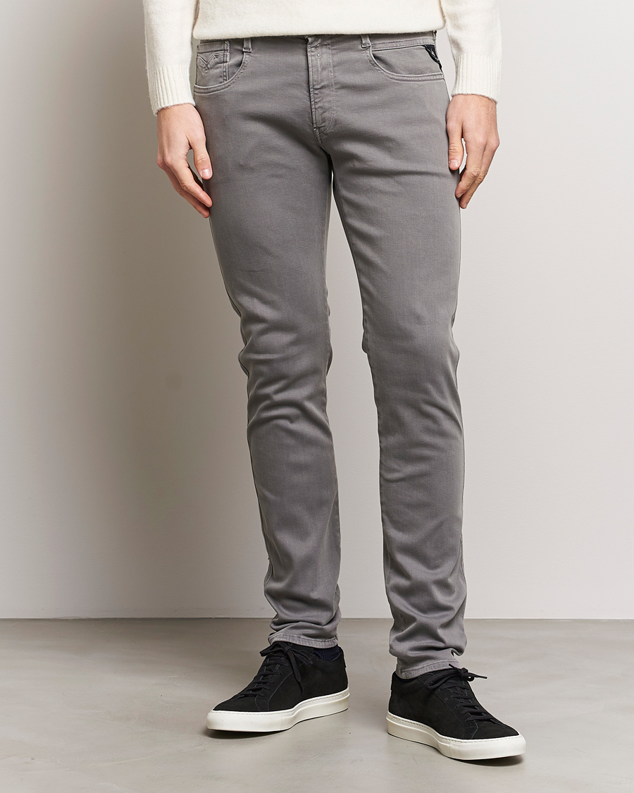 Herre | Tøj | Replay | Anbass Hyperflex X.Lite 5-Pocket Pants Medium Grey