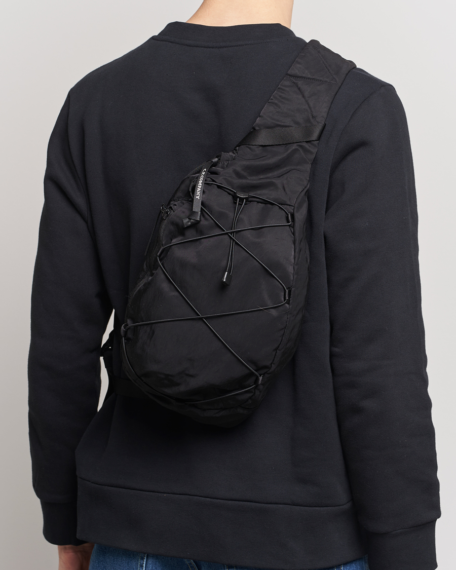 Herre | Tasker | C.P. Company | Nylon B Accessories Shoulder Bag Black