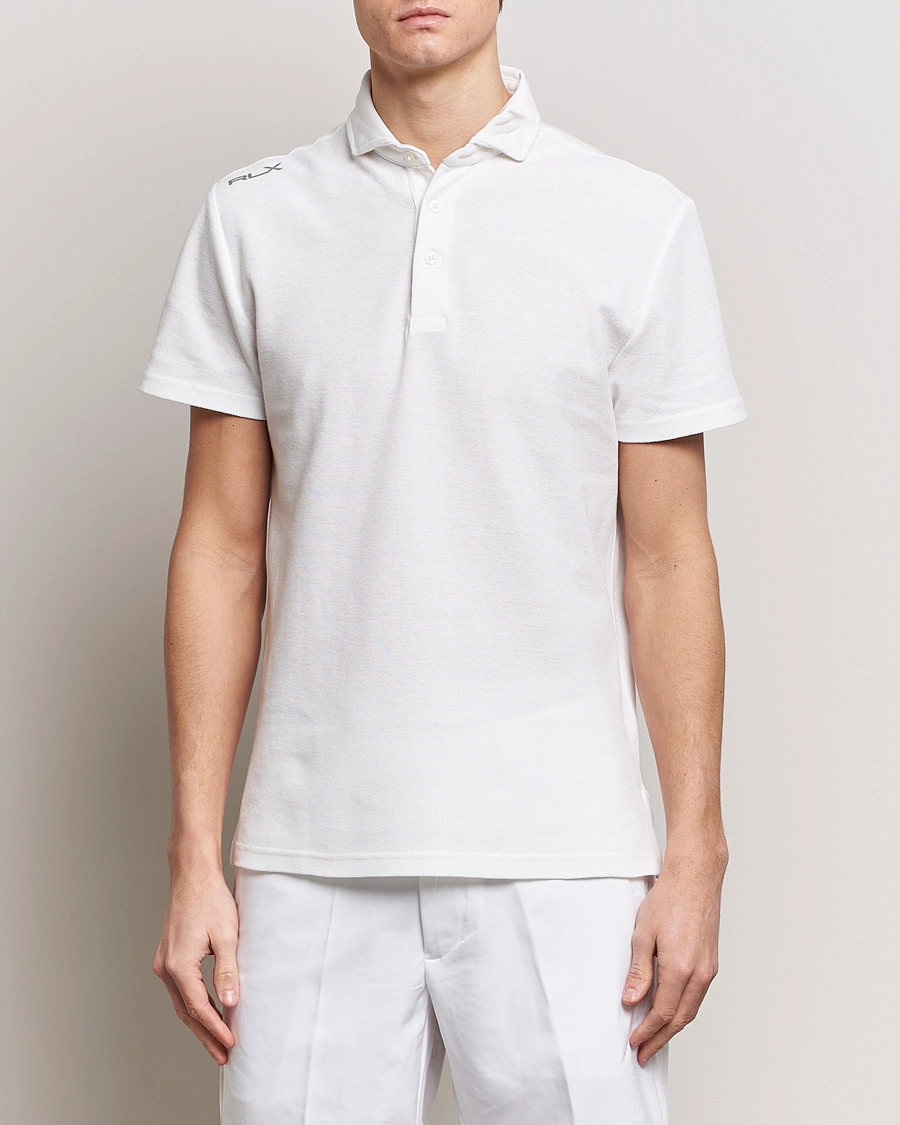 Herre | Tøj | RLX Ralph Lauren | Short Sleeve Polo Ceramic White