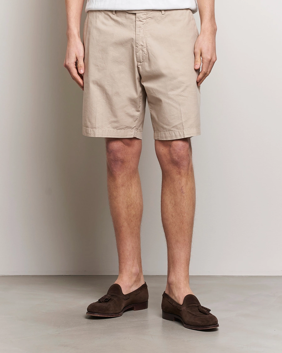 Herre | Shorts | Briglia 1949 | Easy Fit Cotton Shorts Beige
