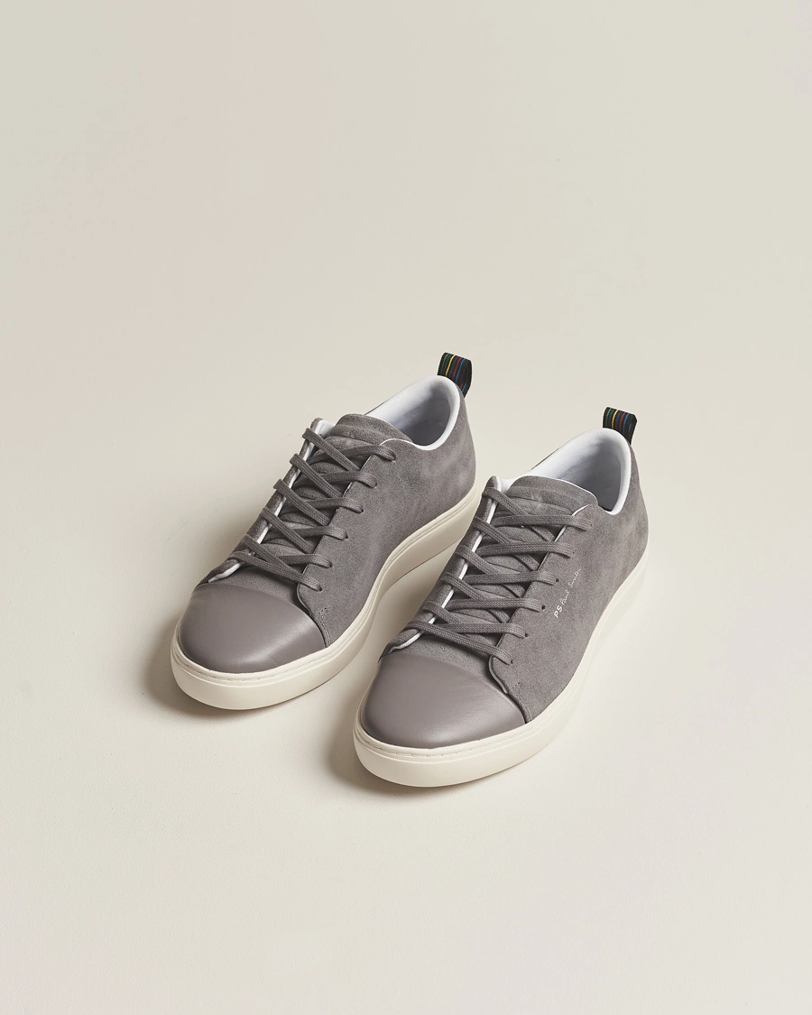Herre | Sko | PS Paul Smith | Lee Cap Toe Suede Sneaker Grey