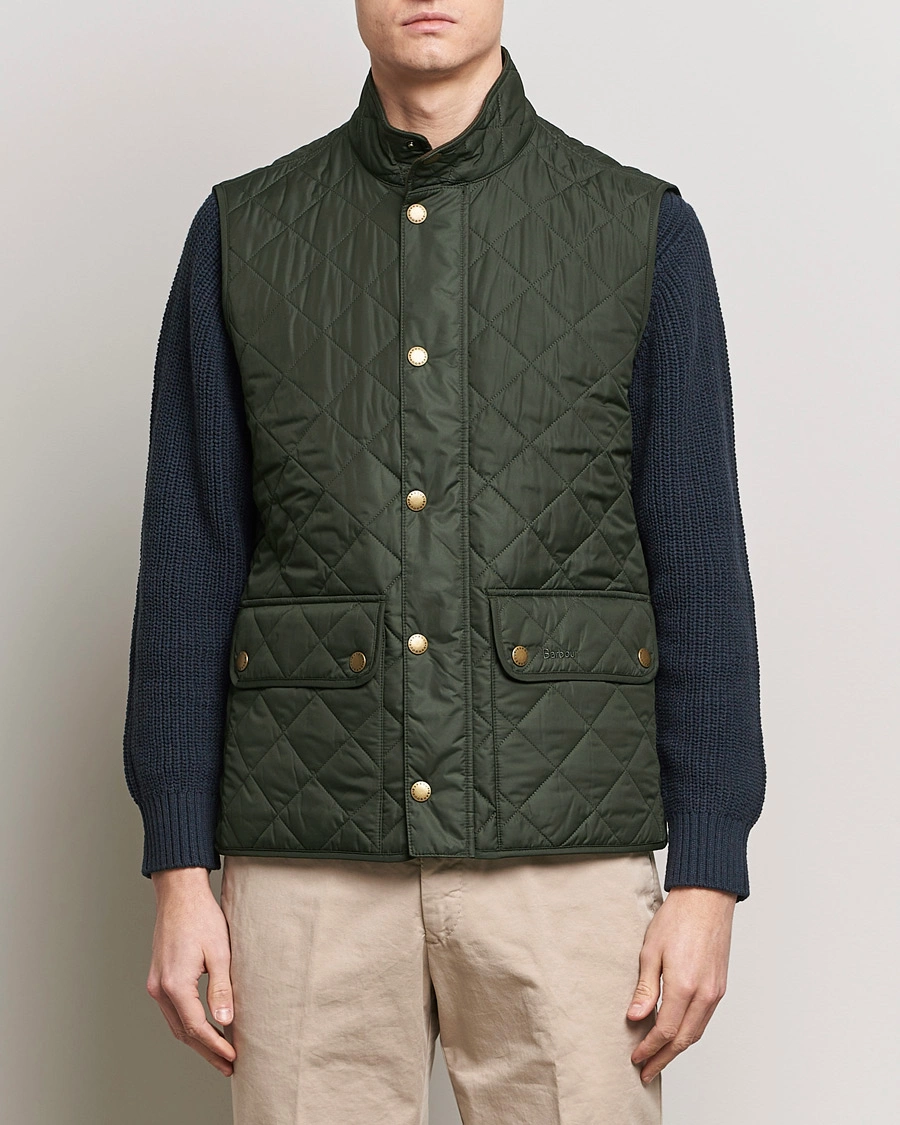 Herre |  | Barbour Lifestyle | New Lowerdale Quilted Gilet Sage Green