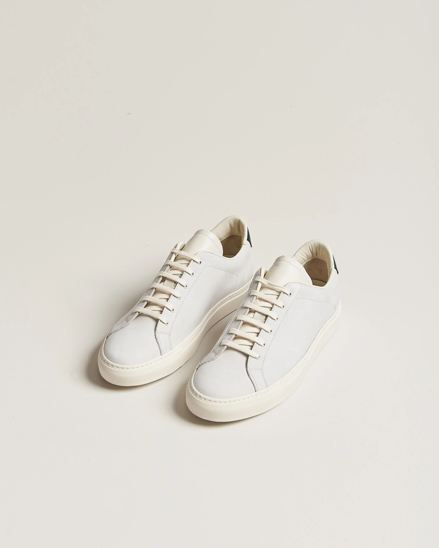 Herre | Contemporary Creators | Common Projects | Retro Pebbled Nappa Leather Sneaker White/Green