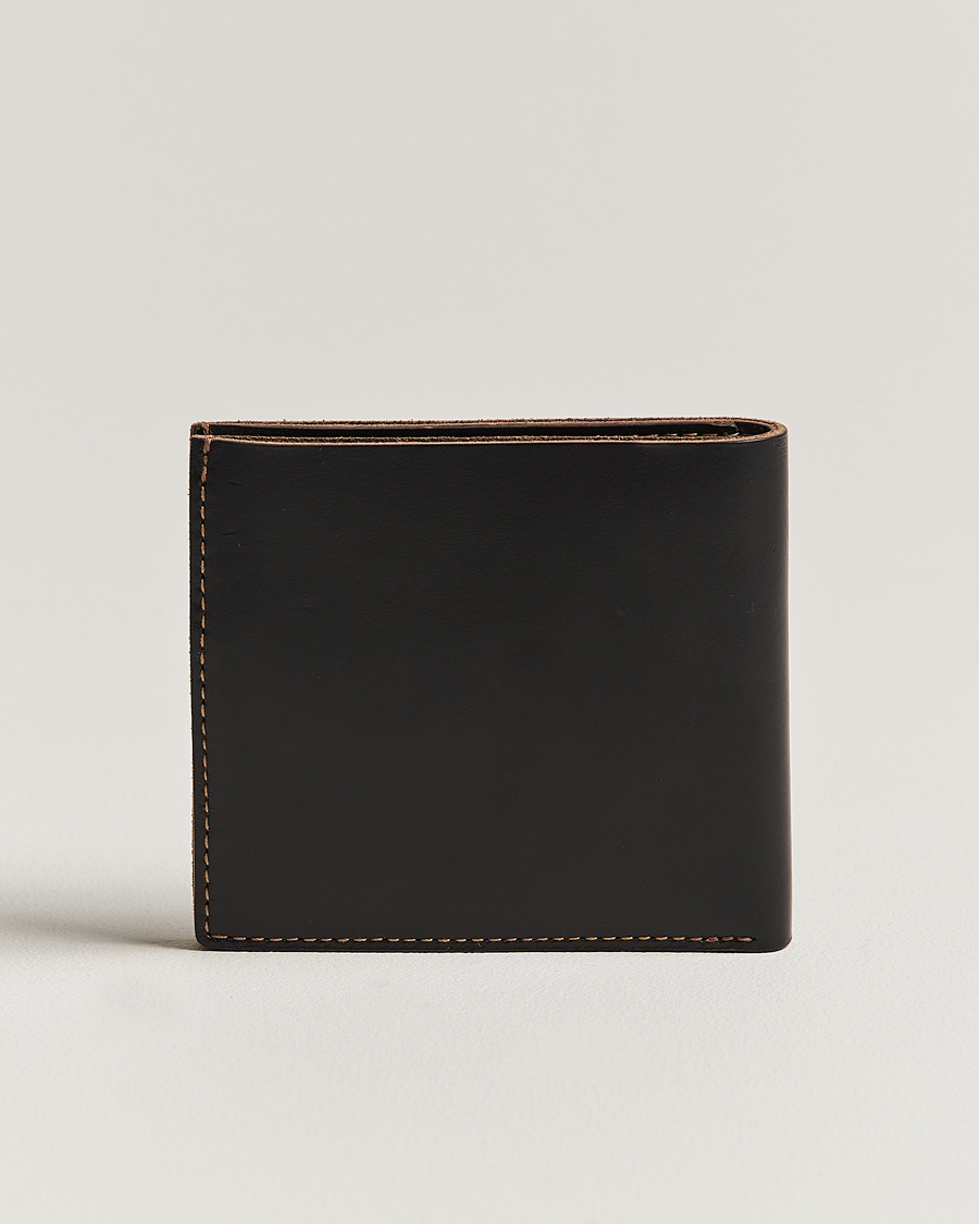 Herre | Almindelige punge | RRL | Tumbled Leather Billfold Wallet Black/Brown