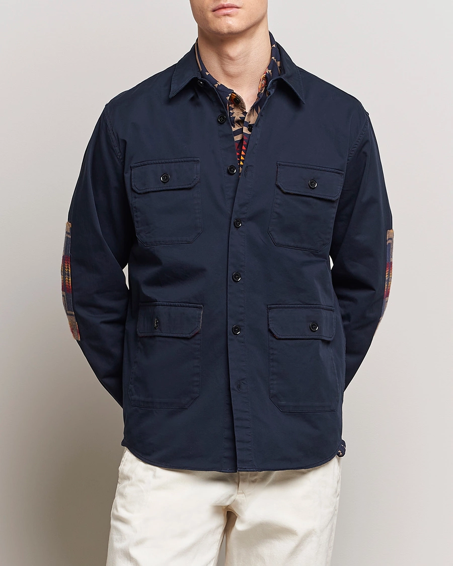 Herre | Skjorter | Pendleton | Patchwork Explorer Shirt Navy