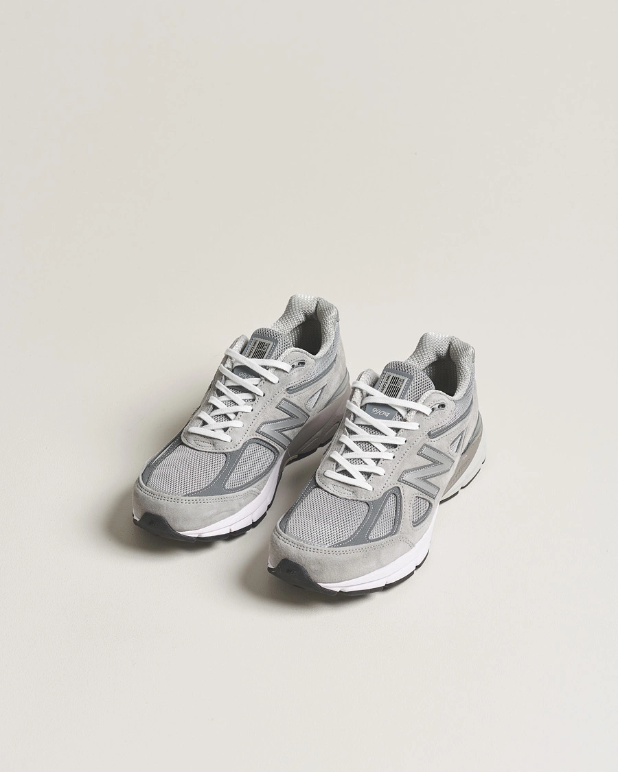 Herre | Sko i ruskind | New Balance | Made in USA U990GR4 Grey/Silver