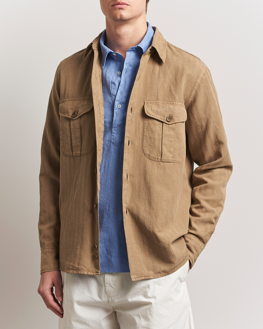 Herre | Skjorter | Aspesi | Double Pocket Overshirt Off White