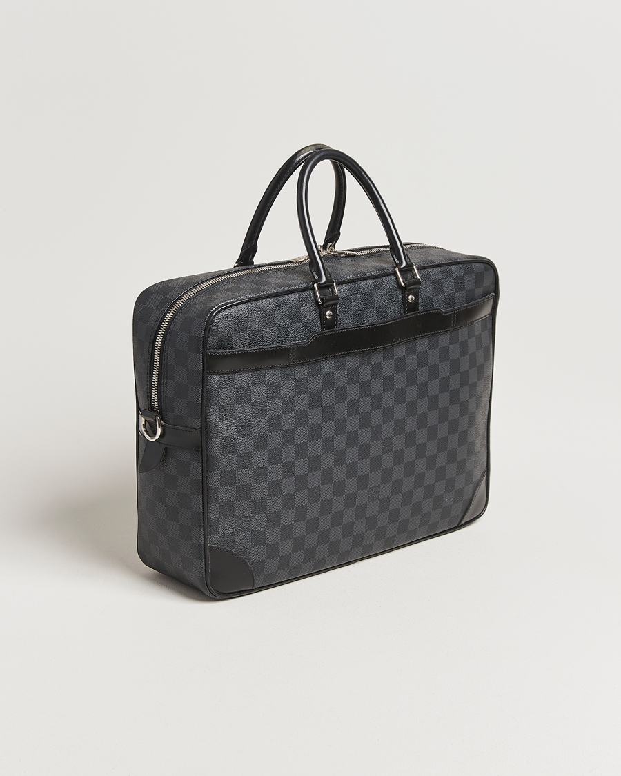 Herre | Pre-Owned & Vintage Bags | Louis Vuitton Pre-Owned | Porte-Documents Voyage Briefcase Damier Graphite