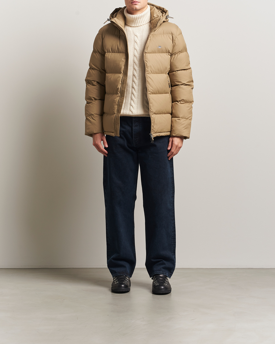 Herre | Jakker | Gant | The Active Cloud Down Jacket Light Taupe