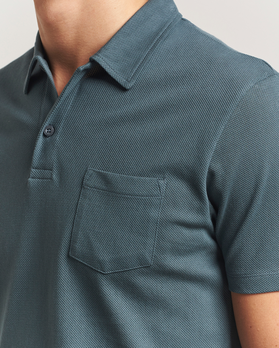 Herre | Polotrøjer | Sunspel | Riviera Polo Shirt Dark Petrol